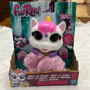FurReal Airina The Unicorn Color Change Interactive Feeding Toy Hasbro Horse New